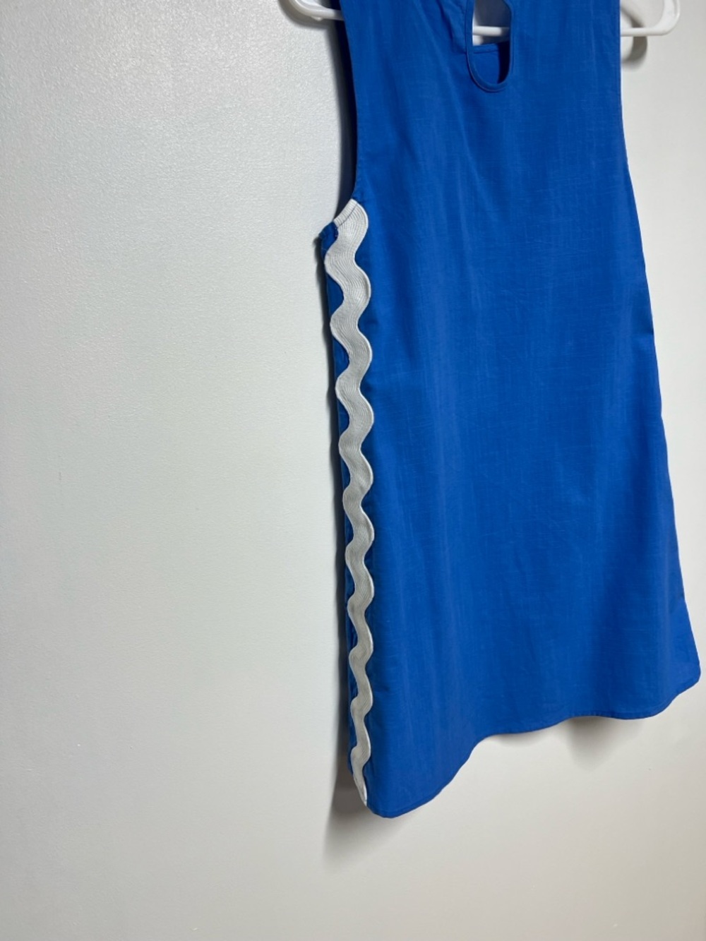 NWT Mister Zimi Margot Mini Ric Rac Dress in Caribbean Blue Sz US 4 - Picture 6 of 9
